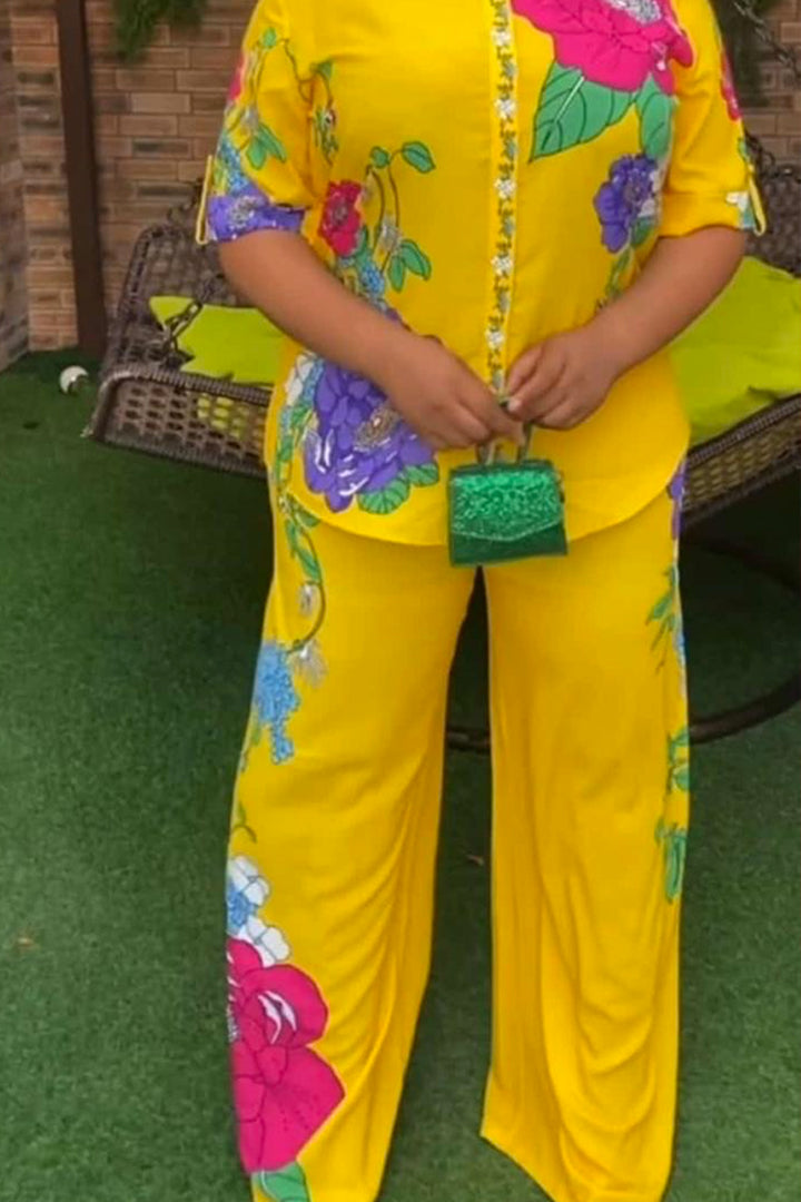 Ensemble jaune