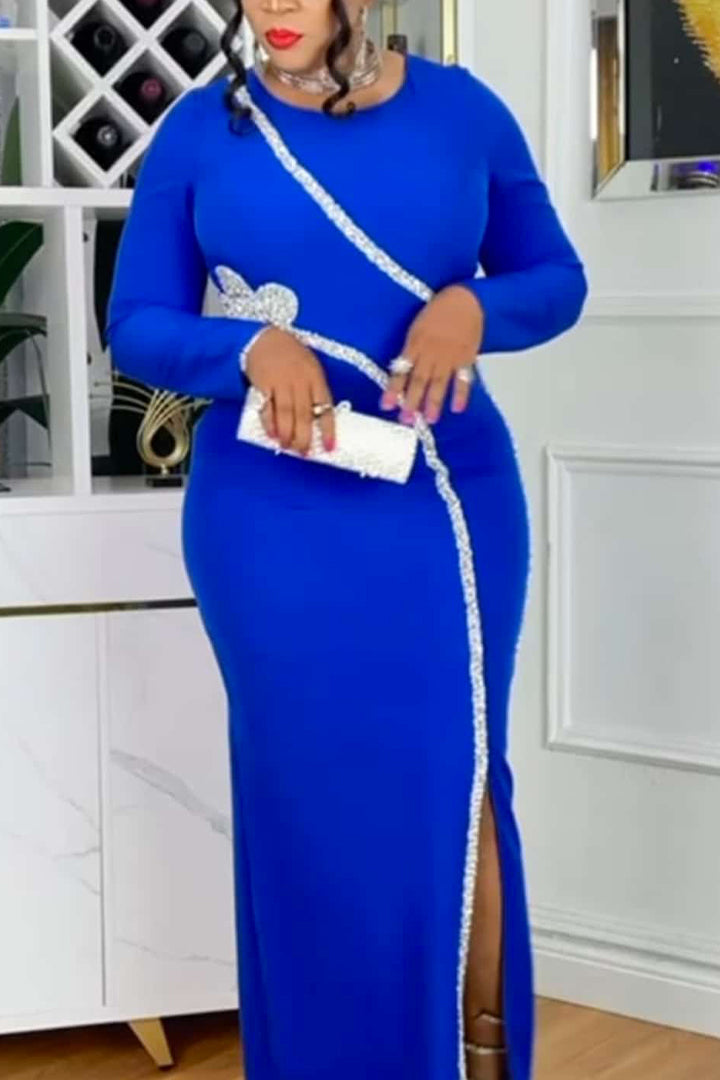 Robe Bleu Diamant