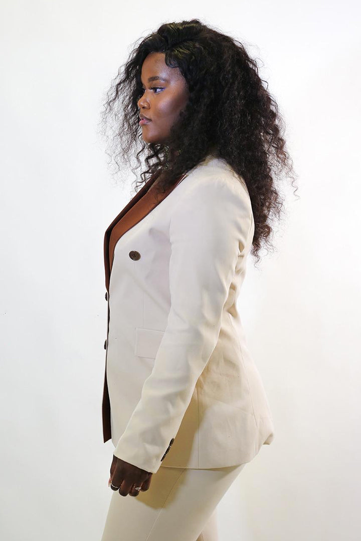 Tailleur beige