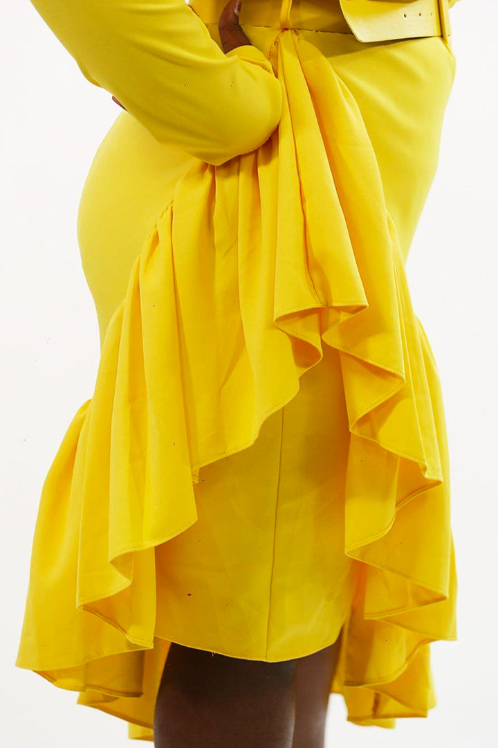 Robe jaune