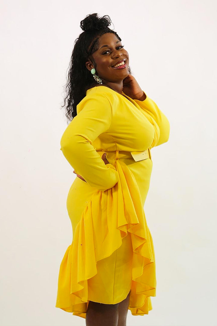 Robe jaune