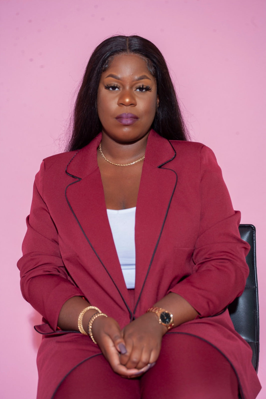 Tailleur Bordeaux