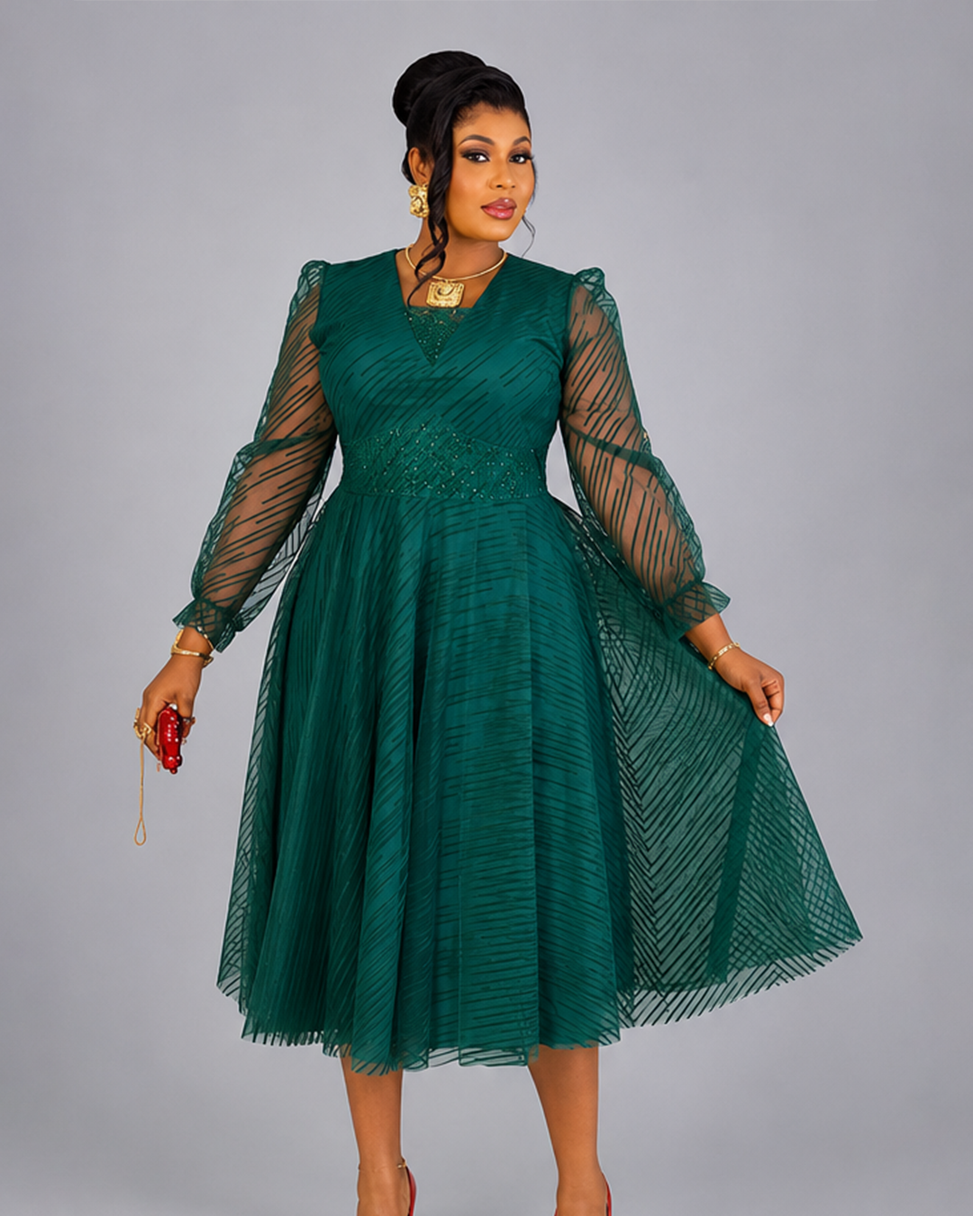 Robe verte