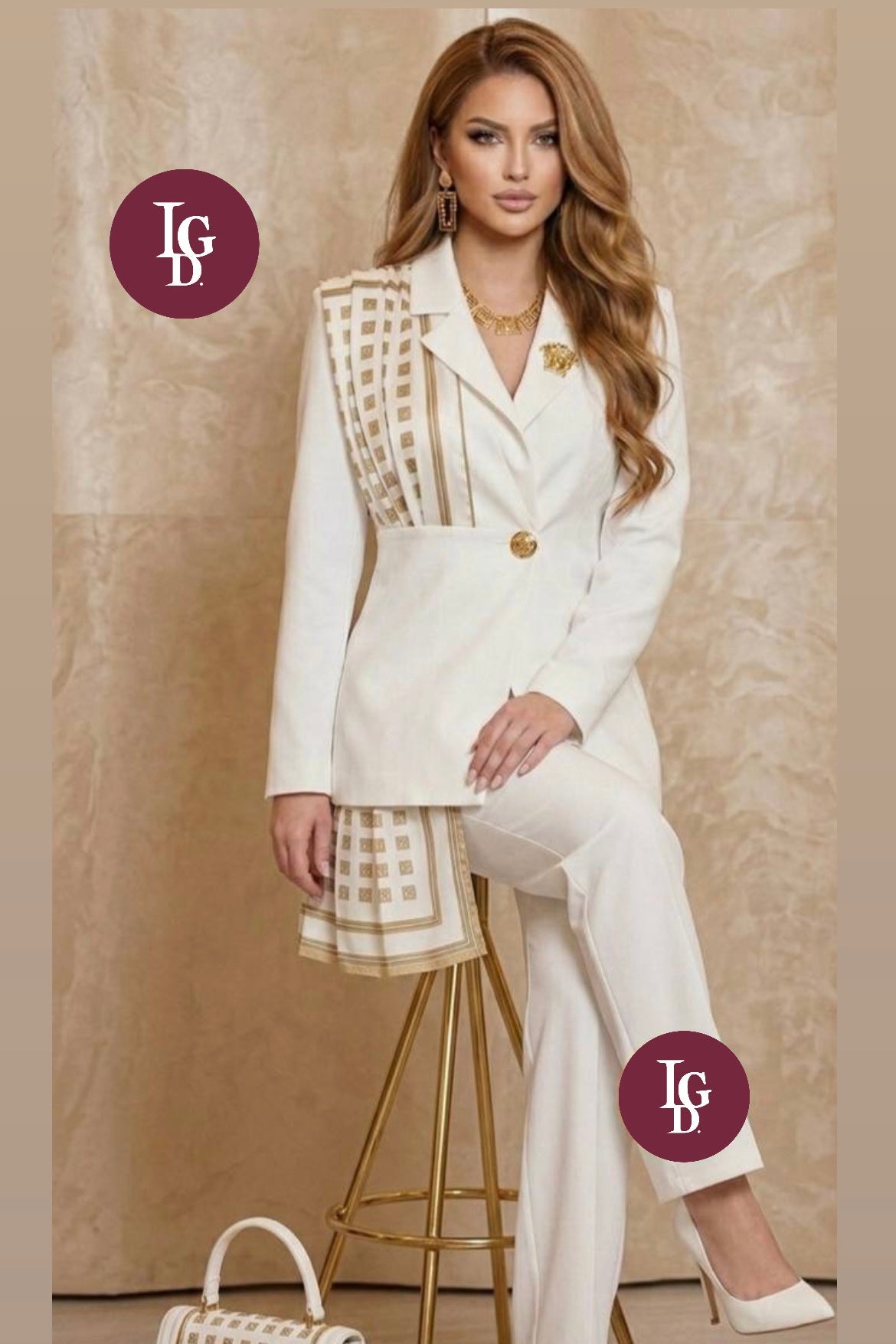Tailleur Foulard Lady