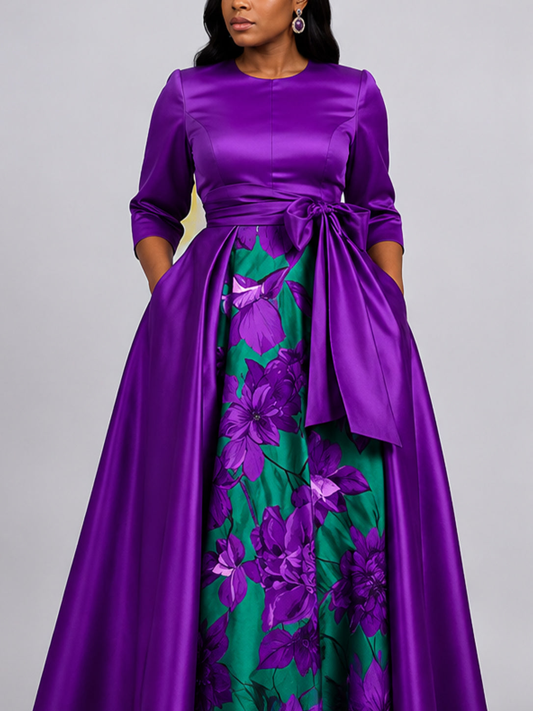 Robe violet