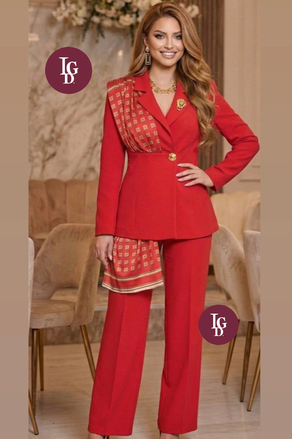Tailleur Foulard Lady