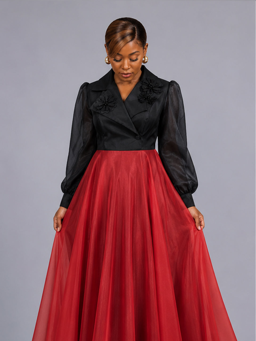 Robe Demi Rouge