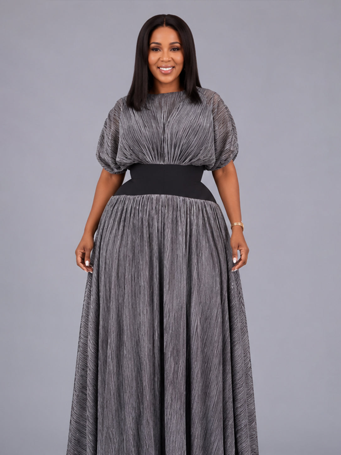 Robe Grise Noir