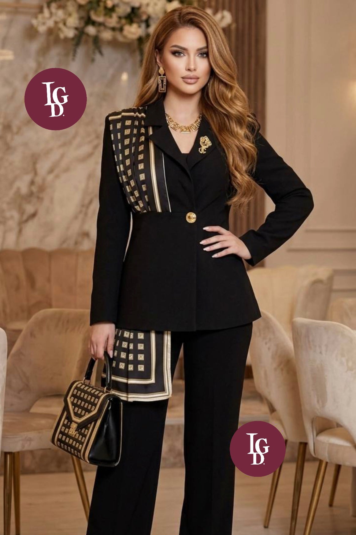 Tailleur Foulard Lady