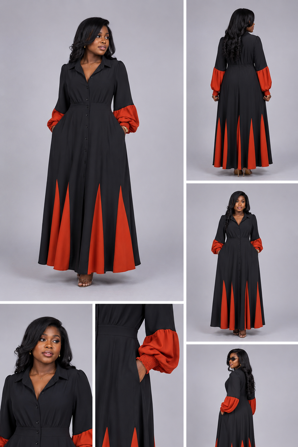 Robe Noir Rouge