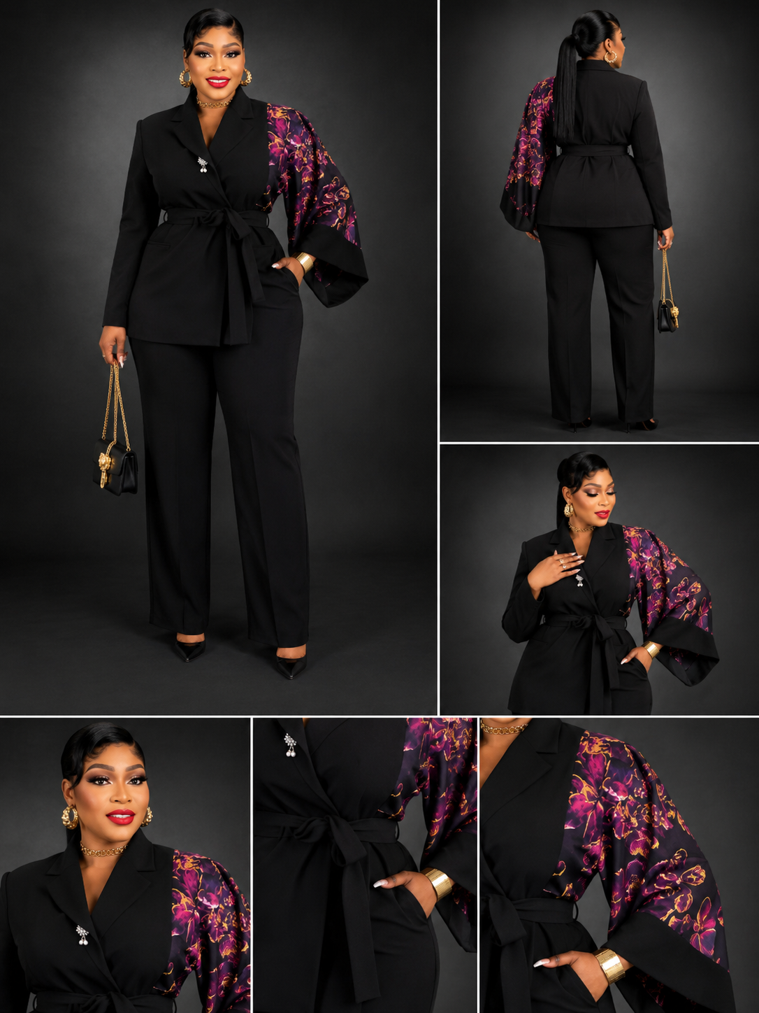 Kimono Noir Color