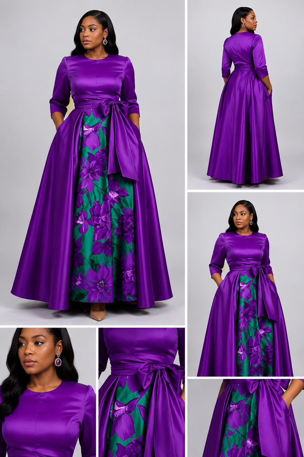 Robe violet