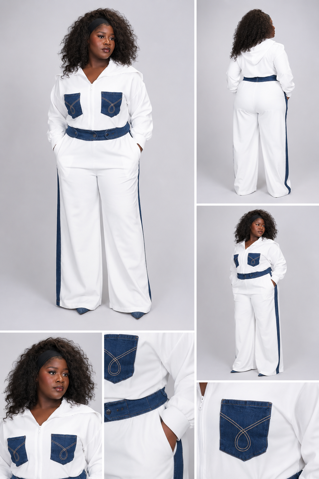 Ensemble Blanc bleu