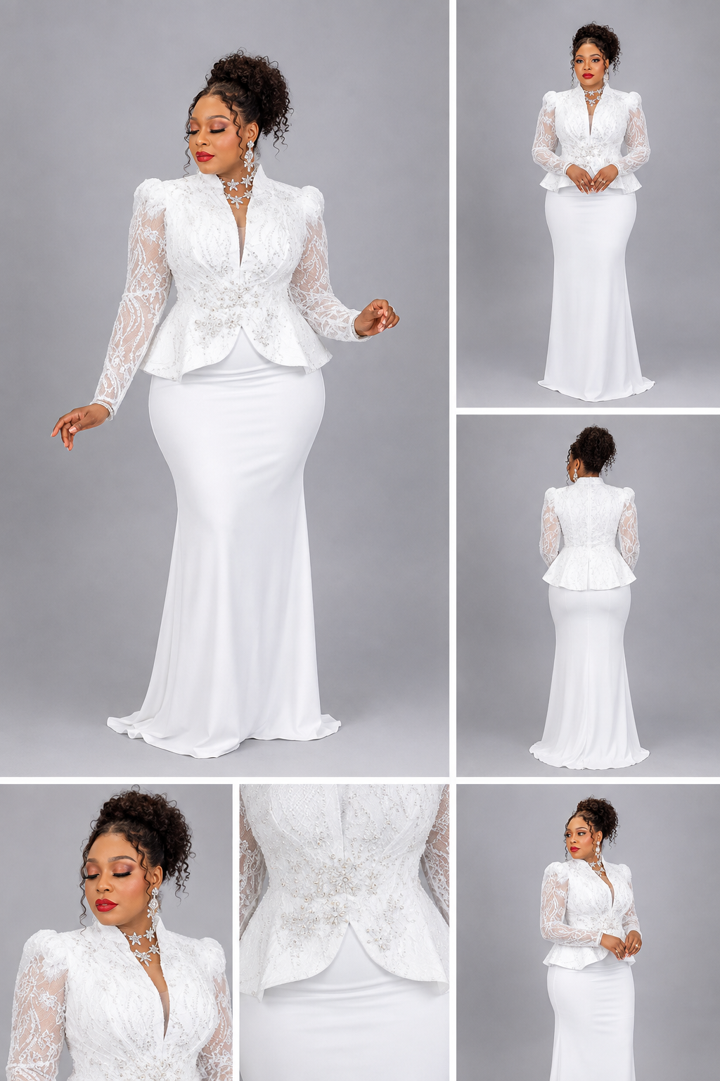 Ensemble jupe blanc