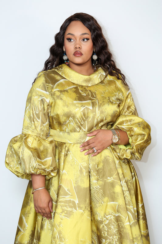 Robe verte Lux