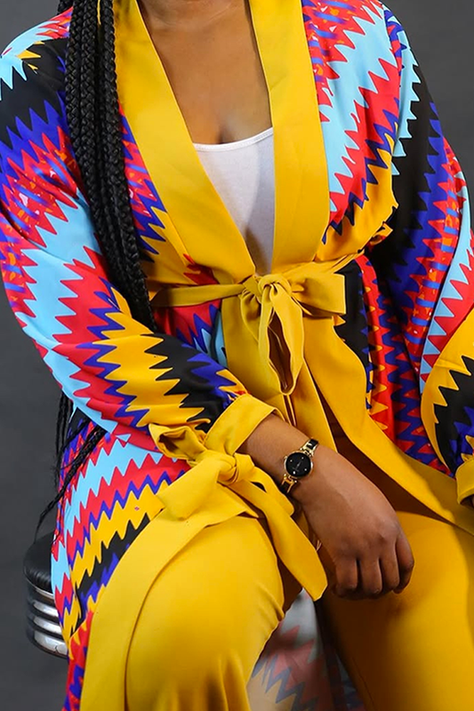 Ensemble jaune coloris