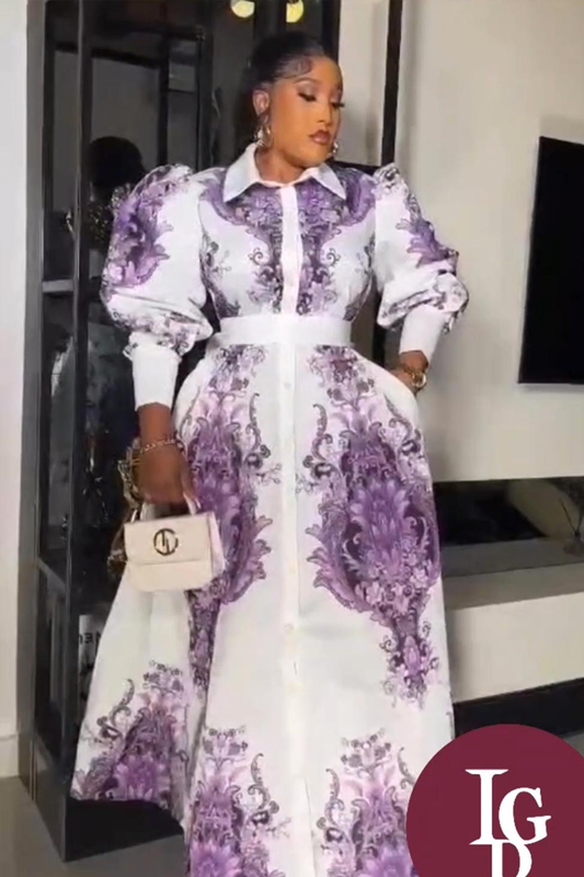Robe violet