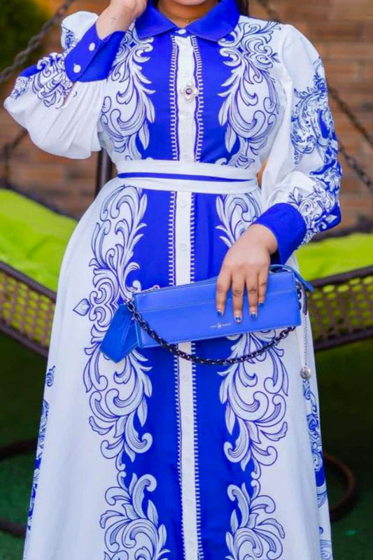 Rose Bleu Motif