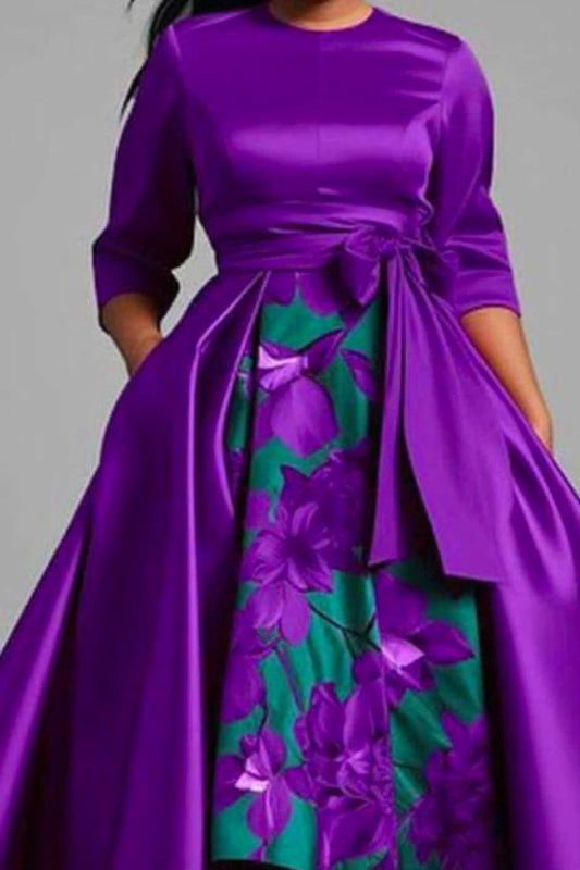 Robe violet