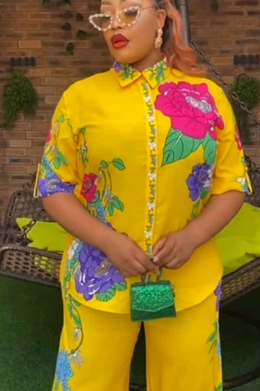 Ensemble jaune