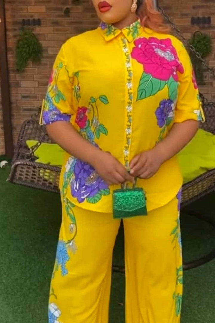 Ensemble jaune