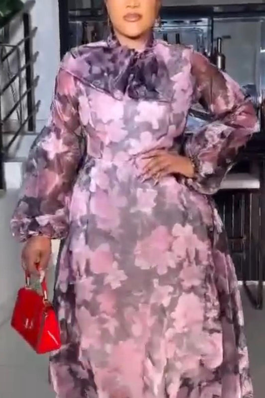 Robe rose