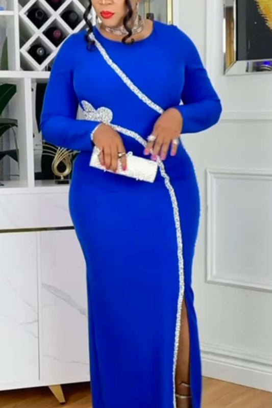 Robe Bleu Diamant