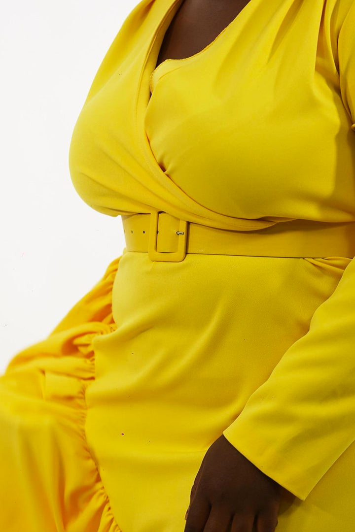 Robe jaune