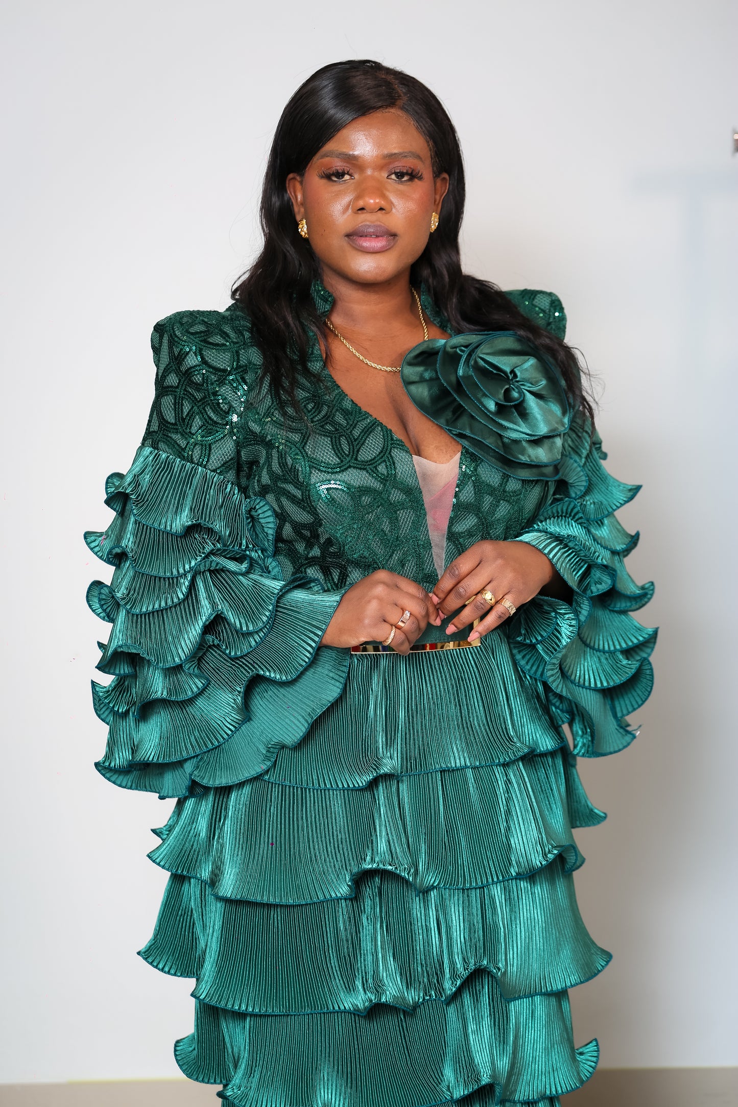 Robe verte palm