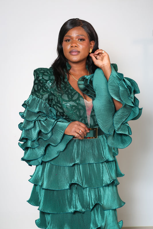 Robe verte palm