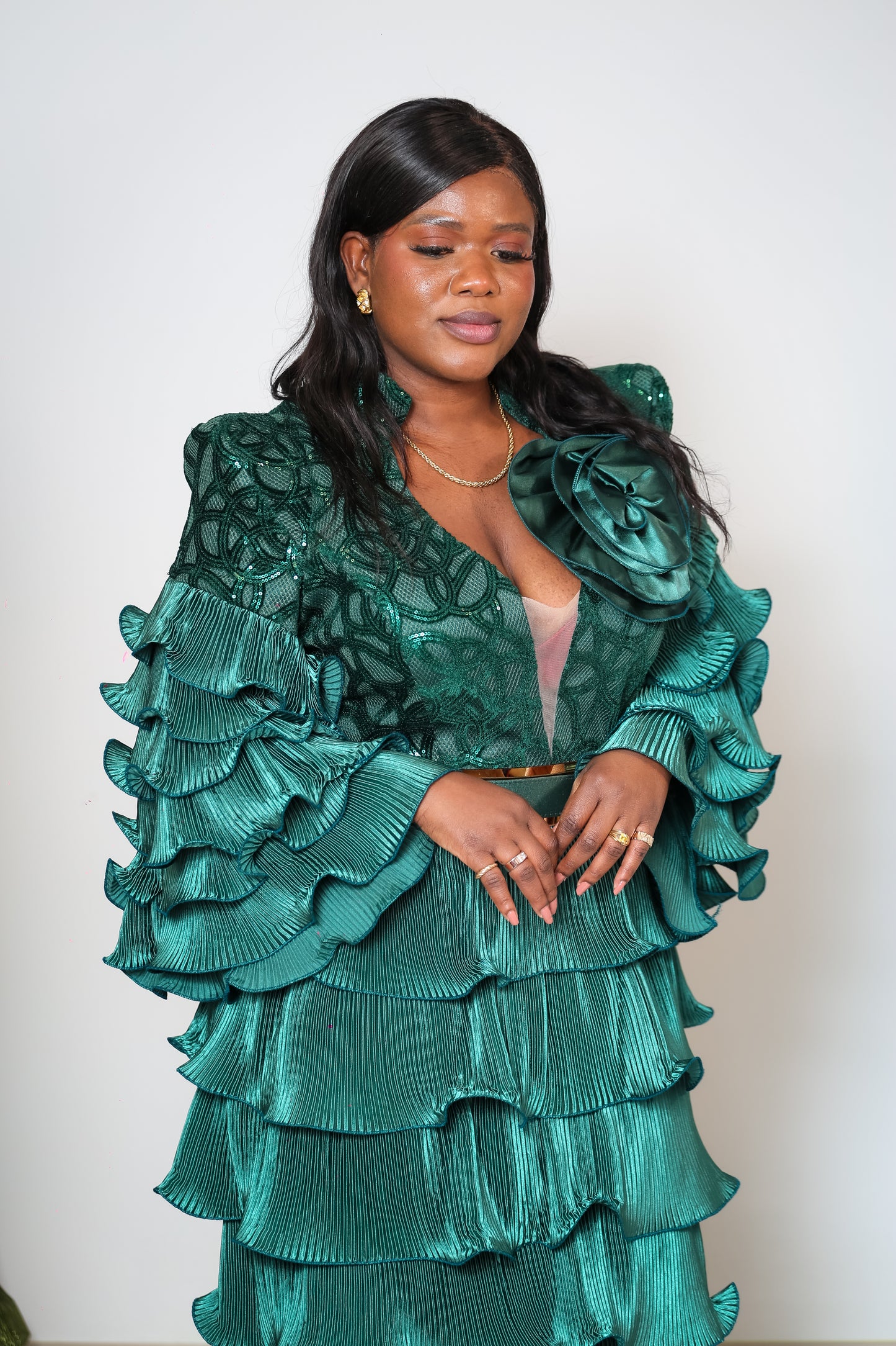 Robe verte palm