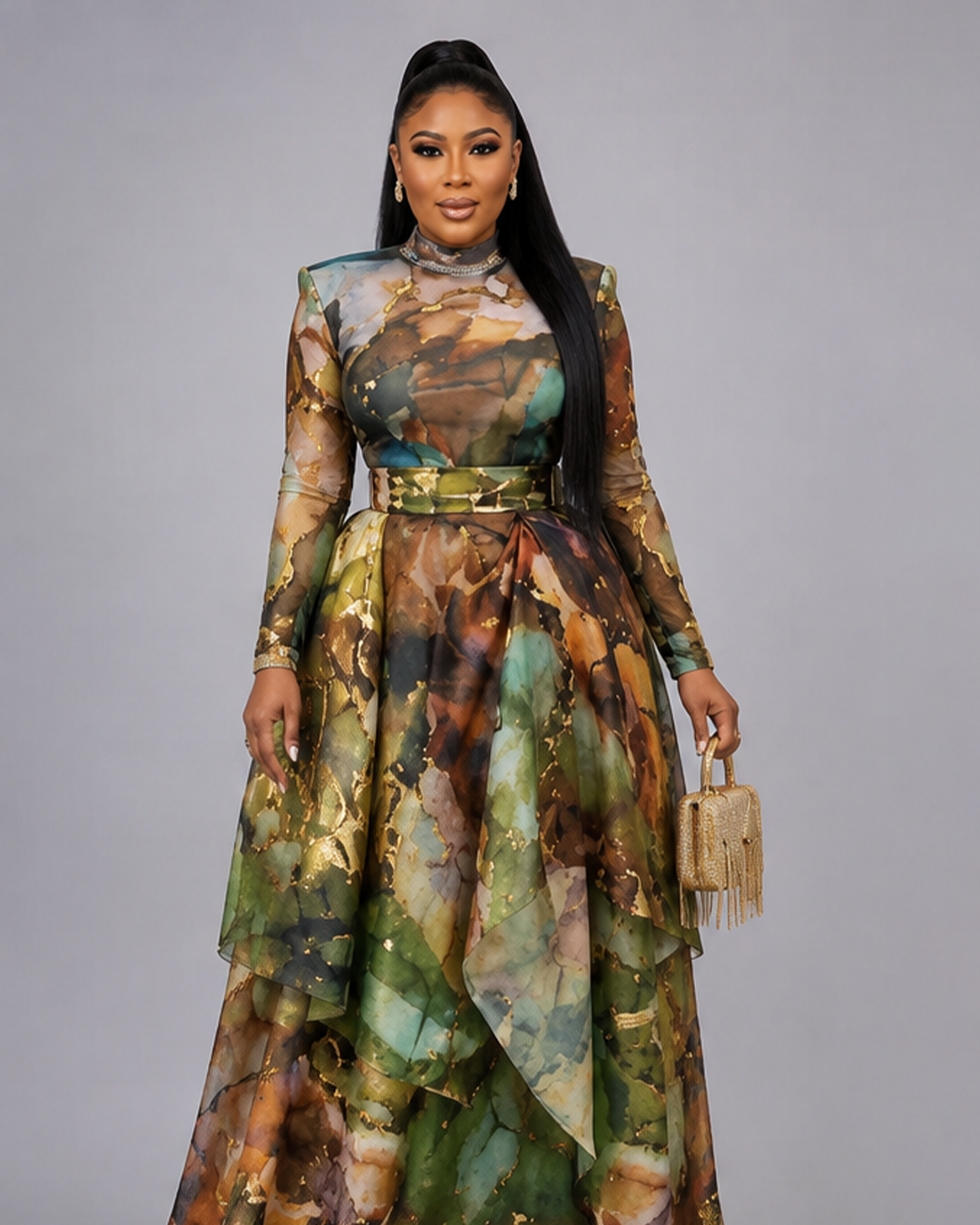 Robe Marbe Verte