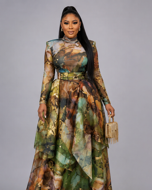 Robe Marbe Verte